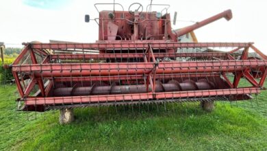 kombajn bizon przed serwisem