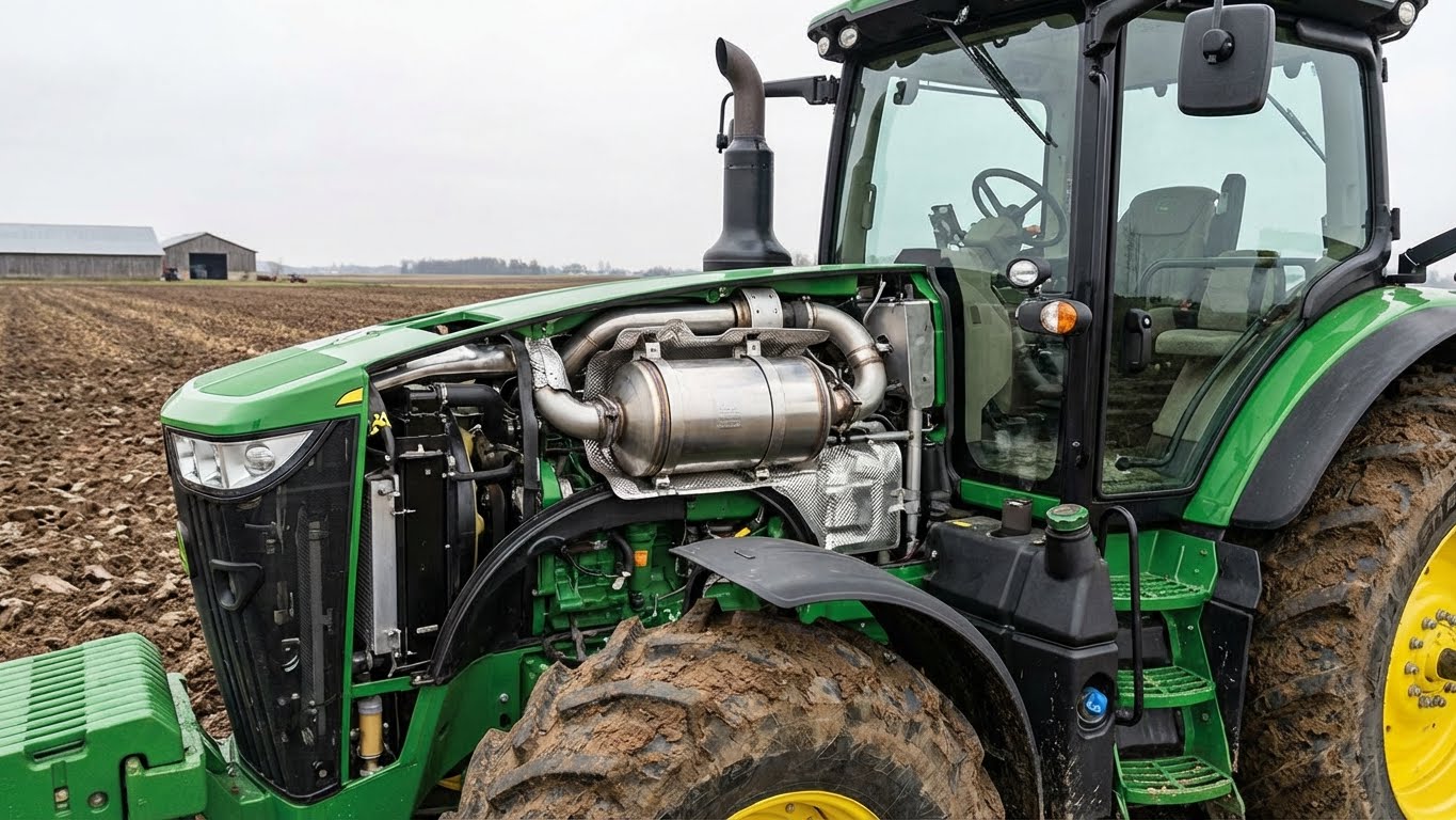 DPF w ciągniku rolniczym