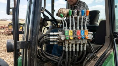 Rozdzielacz hydrauliczny w ciągniku