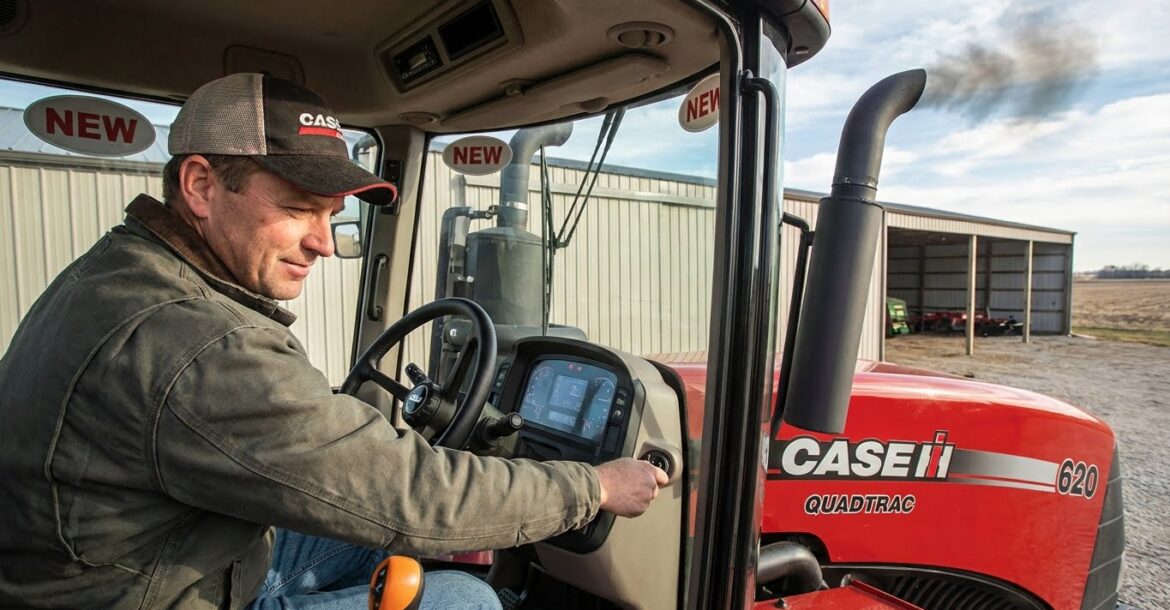 Rozruch ciągnika CASE