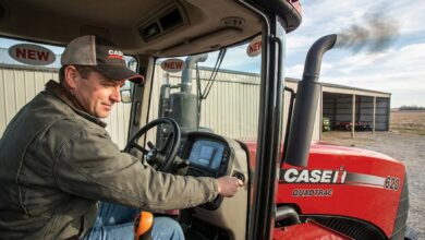 Rozruch ciągnika CASE