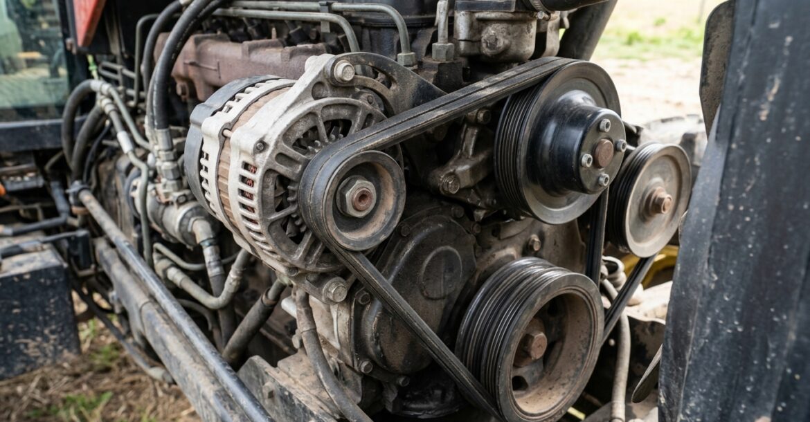 Pasy klinowe ciągnika