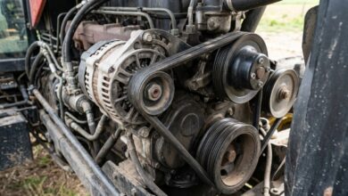 Pasy klinowe ciągnika