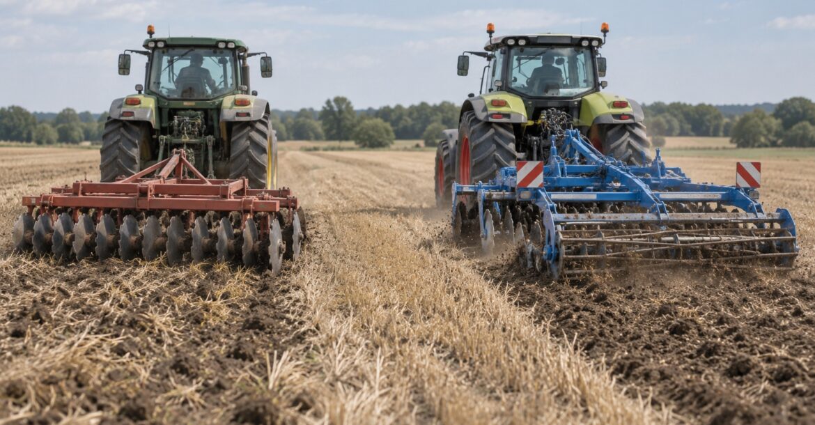 Talerzówka na sztywnej ramie kontra agregat talerzowy – co generuje mniejsze koszty części i paliwa
